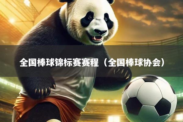 全国棒球锦标赛赛程（全国棒球协会）