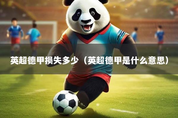 英超德甲损失多少（英超德甲是什么意思）
